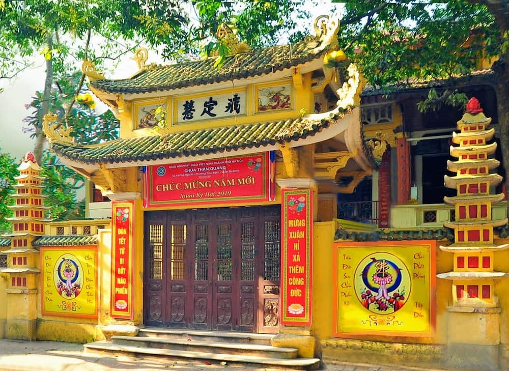 ảnh toàn cảnh Chùa Ngũ Xã