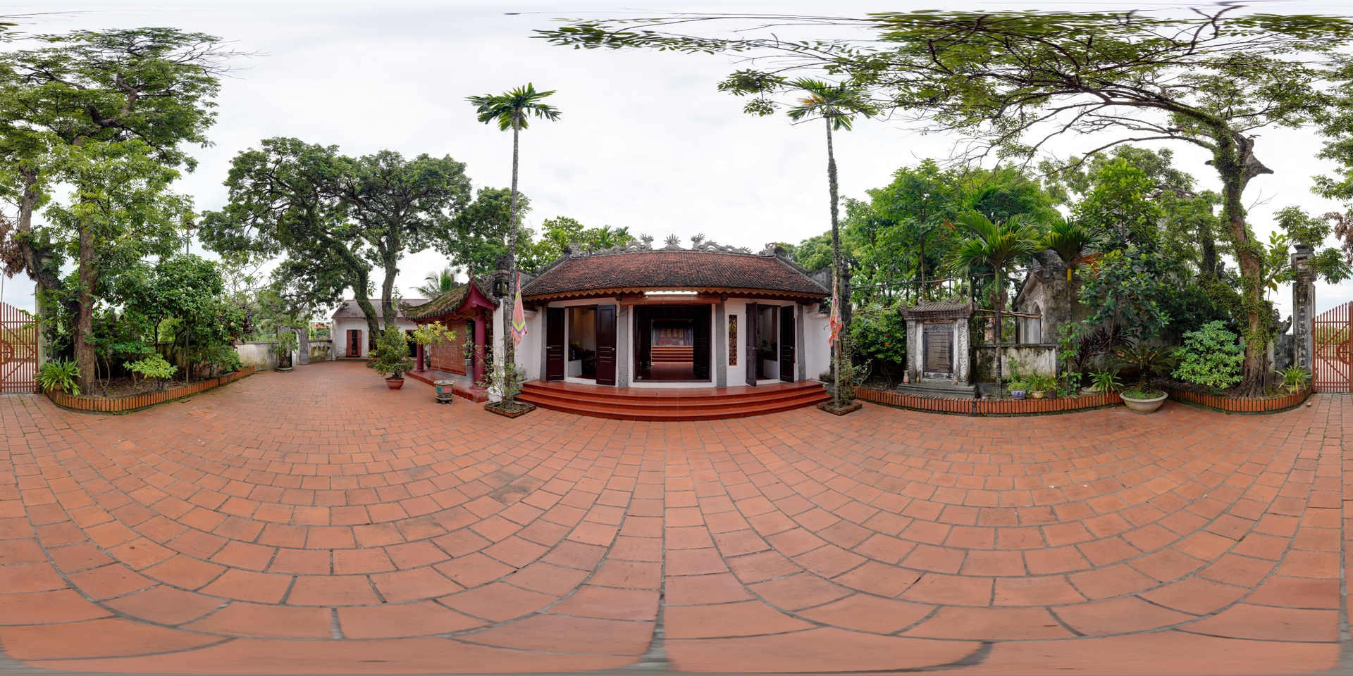 ảnh toàn cảnh Đền Phù Lưu Thượng