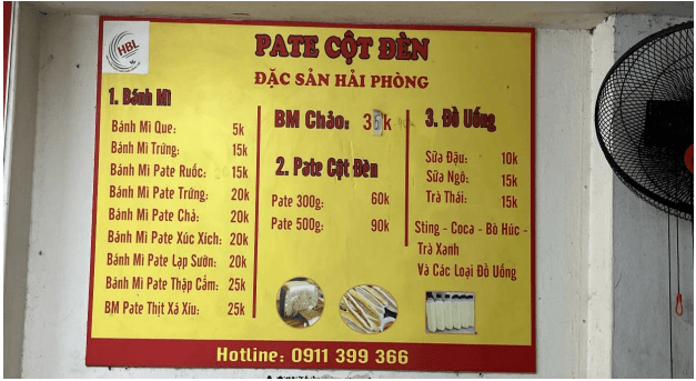 ảnh BÁNH MÌ PATE CỘT ĐÈN HẢI PHÒNG